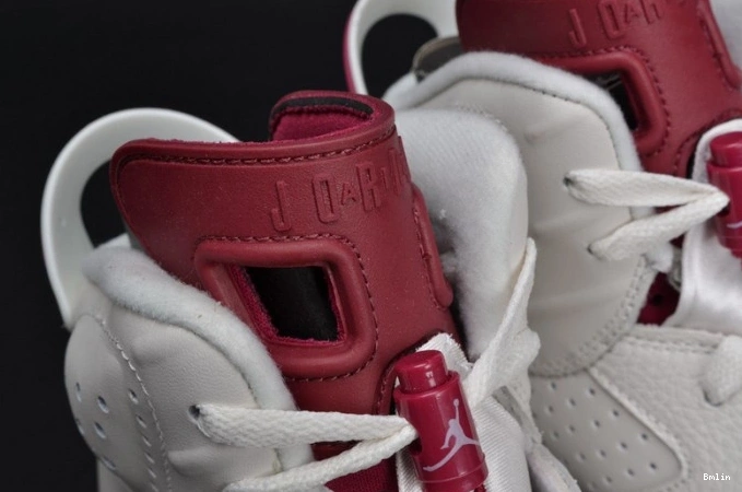 Bmlin shoes 384664-116 white Retro Maroon 6 Air Jordan 0728